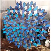 Double verre 1m20 x 1m20 x 7 cm Morpho didius