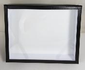 Boîte cloche 25 x 20 cm fond blanc 